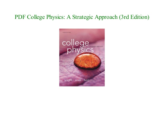 College physics a strategic approach 4t…